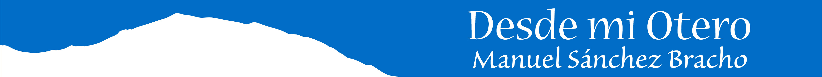 Cabecera blog desde mi otero